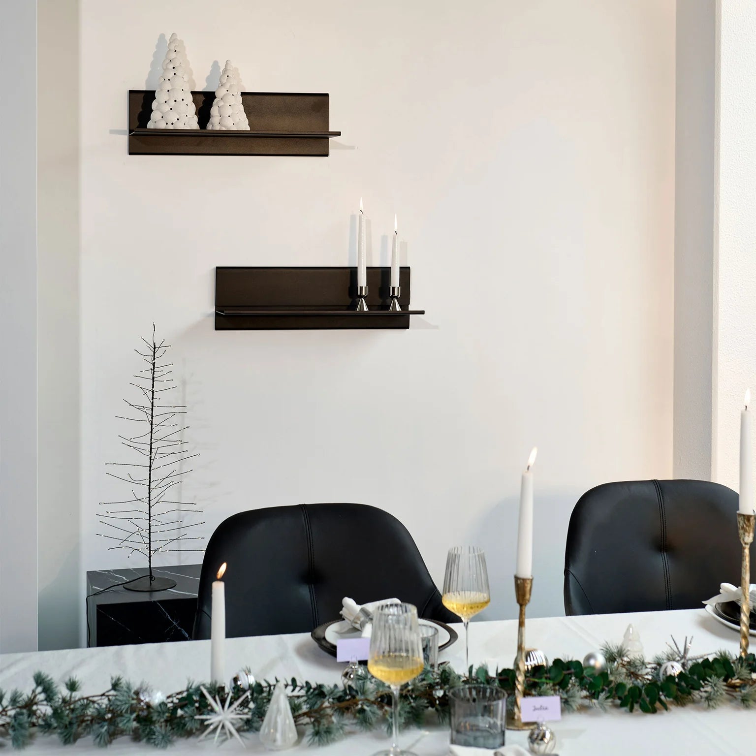 Metallbaum mit LED